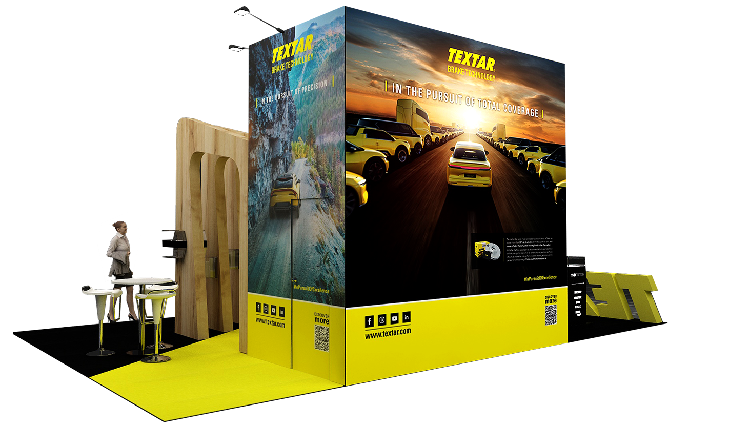 custom displays booth