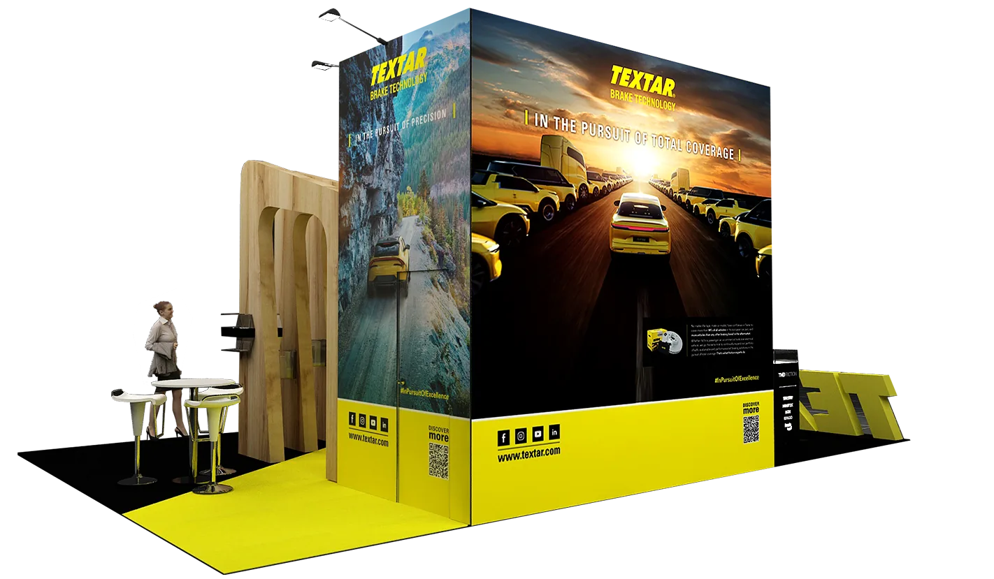 custom displays booth
