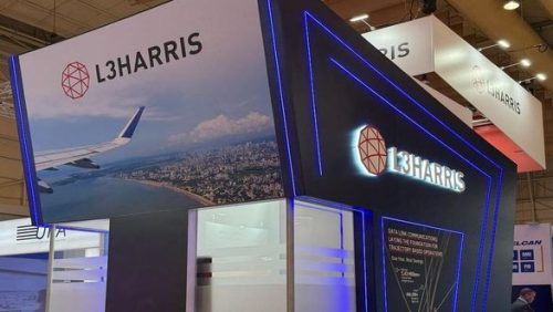 L3Harris booth at Airspace World, Lisbon 2025